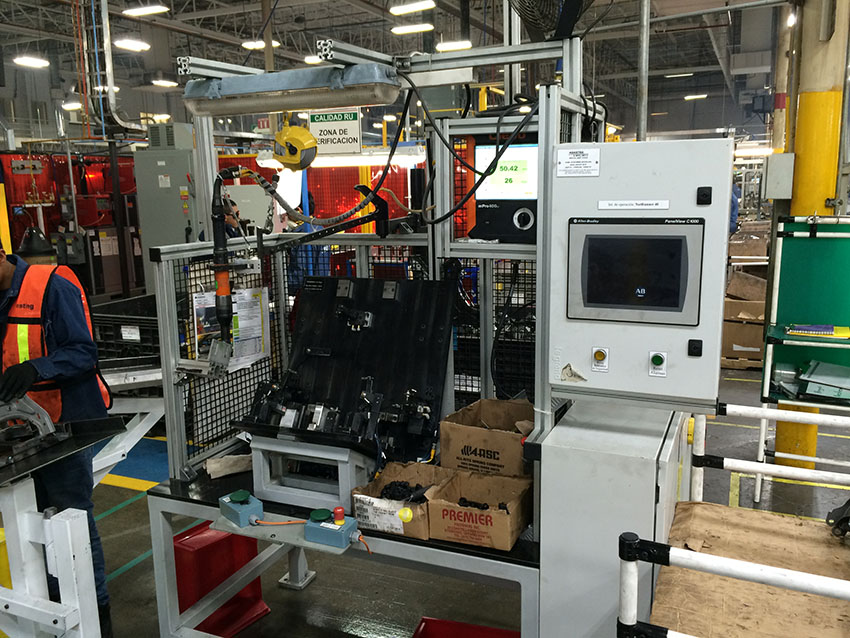 Assy. station & testing equipment